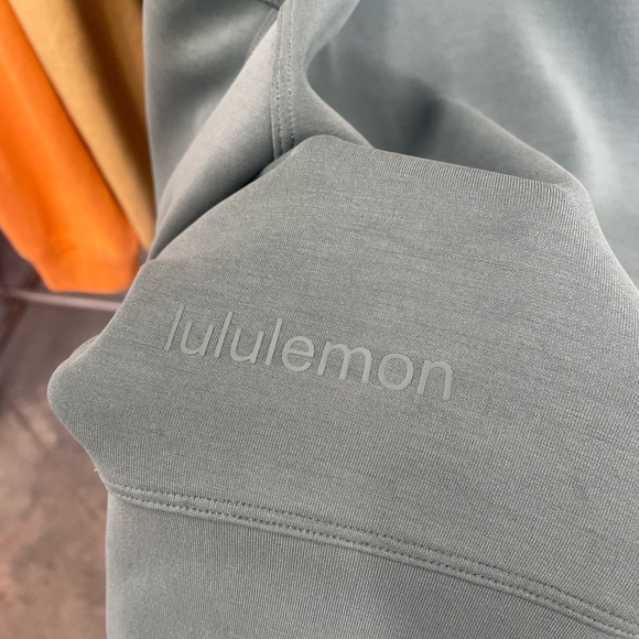 Lululemon Perfectly Oversized Cropped Crew *Softstreme* in Tidewater Teal - Picture 7 of 8